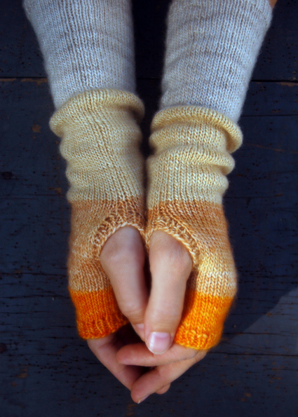 Colorblock Hand Warmers | Purl Soho