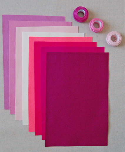 Felt Candy Hearts | Purl Soho