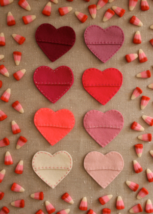 Felt Candy Hearts | Purl Soho