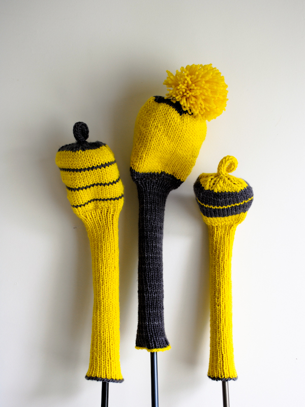Knit Golf Club Covers | Purl Soho