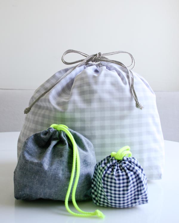 Easy Drawstring Bag: Four New Sizes! | Purl Soho