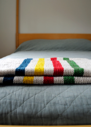 Hudson’s Bay Inspired Crib Blanket | Purl Soho
