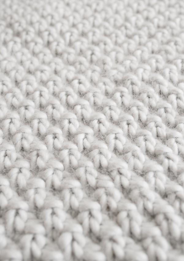 Double Seed Stitch Blanket | Purl Soho