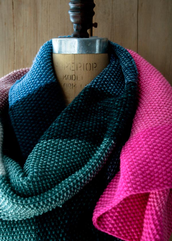 Amazing Seed Stitch Wrap | Purl Soho