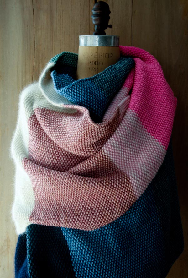 Amazing Seed Stitch Wrap | Purl Soho