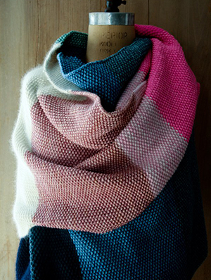 Amazing Seed Stitch Wrap | Purl Soho
