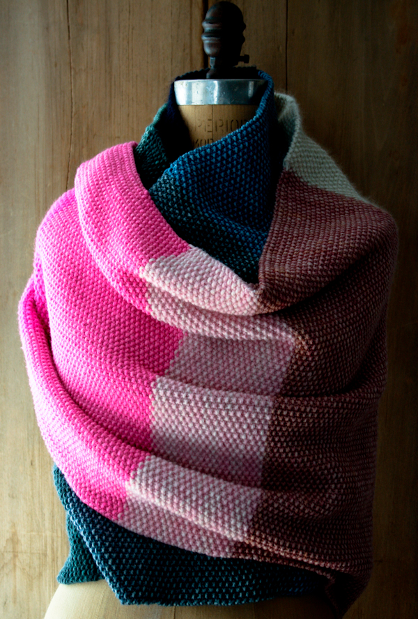 Amazing Seed Stitch Wrap | Purl Soho