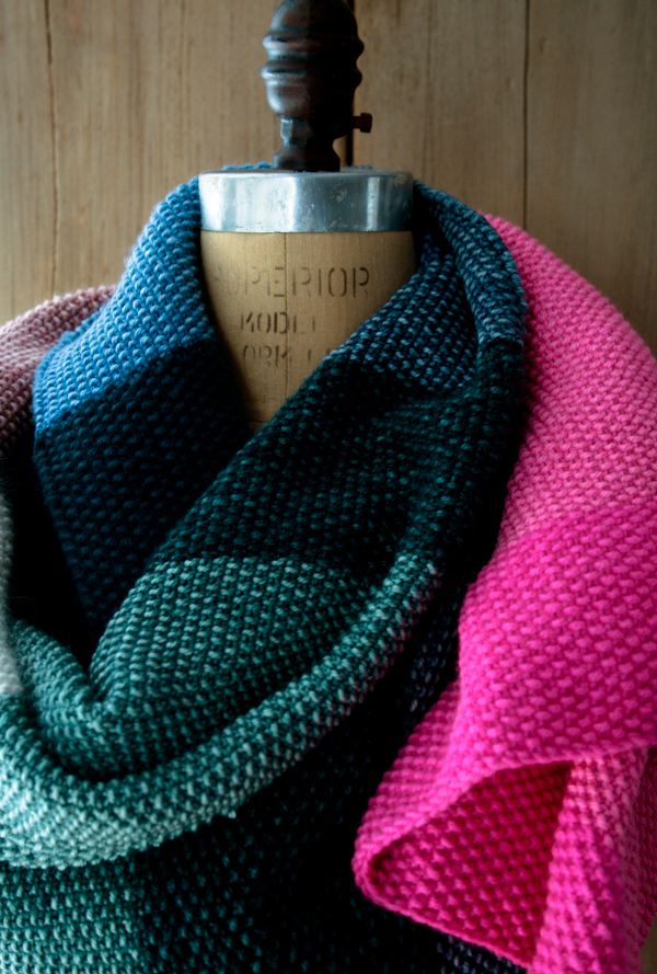 Amazing Seed Stitch Wrap | Purl Soho