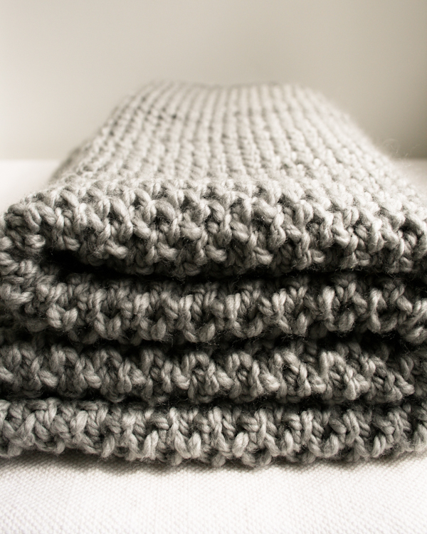 Fluffy Brioche Baby Blanket | Purl Soho