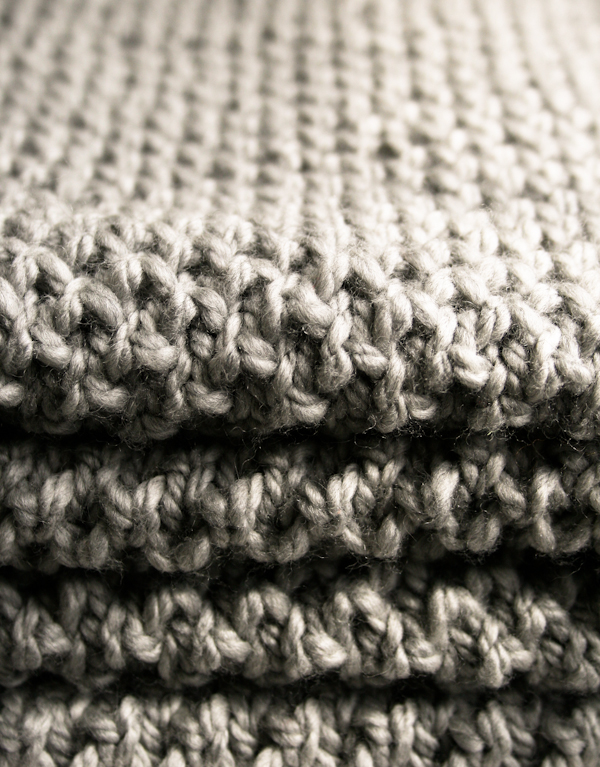 Fluffy Brioche Baby Blanket | Purl Soho
