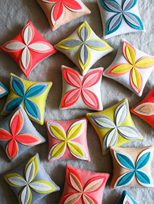 Felt Flower Sachets | Purl Soho