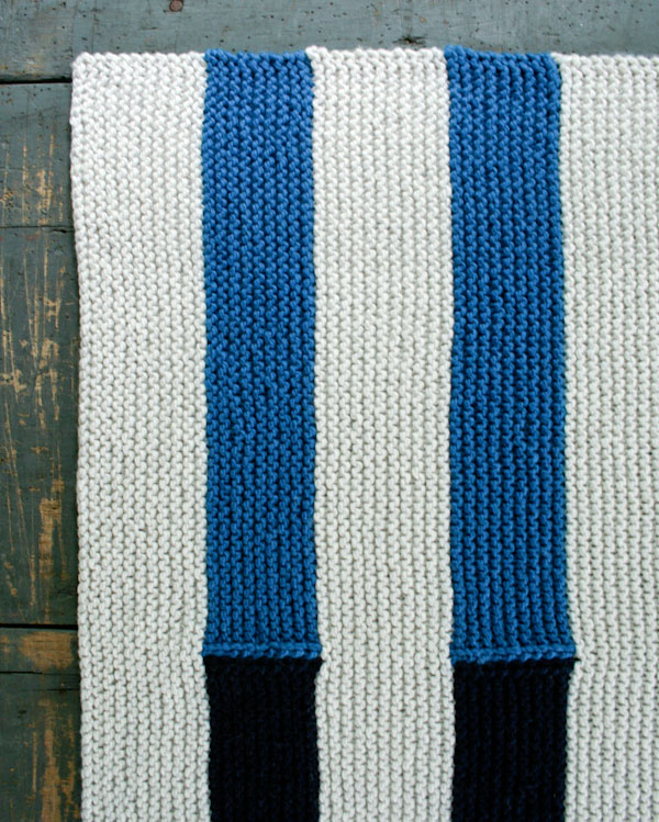 Shadow Stripe Baby Blanket | Purl Soho