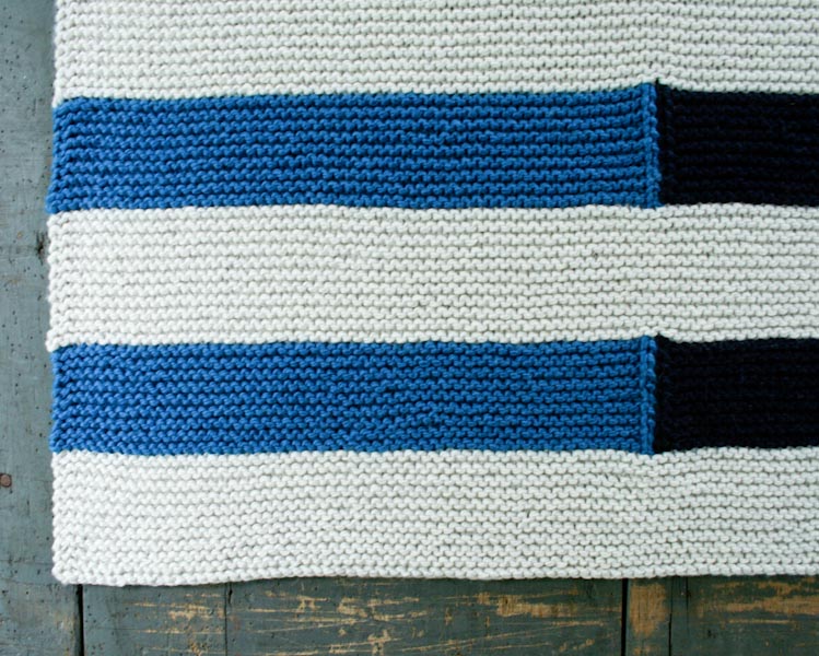 Shadow Stripe Baby Blanket | Purl Soho