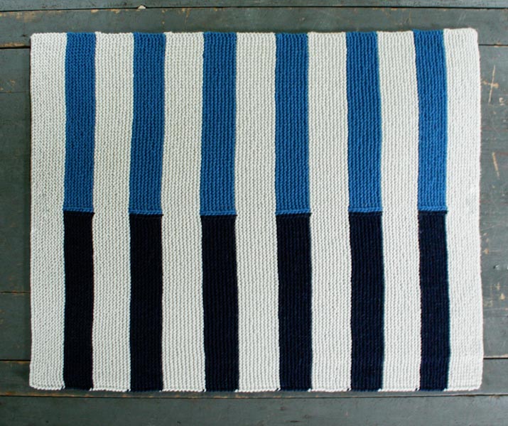 Shadow Stripe Baby Blanket | Purl Soho