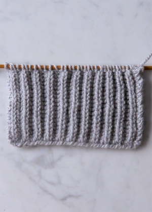 Brioche Stitch: One-Color Brioche + Fixing Mistakes | Purl Soho