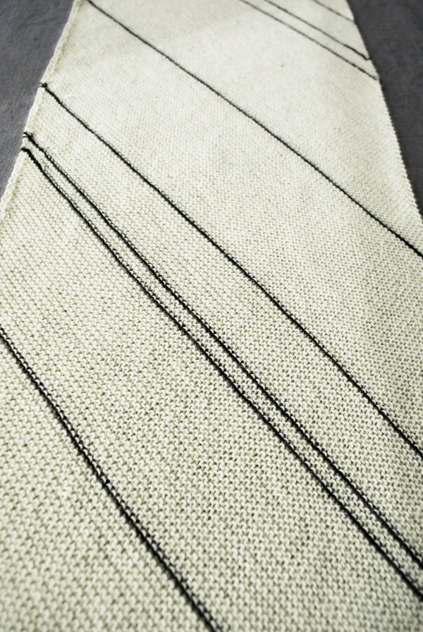 Diagonal Pinstripe Scarf | Purl Soho
