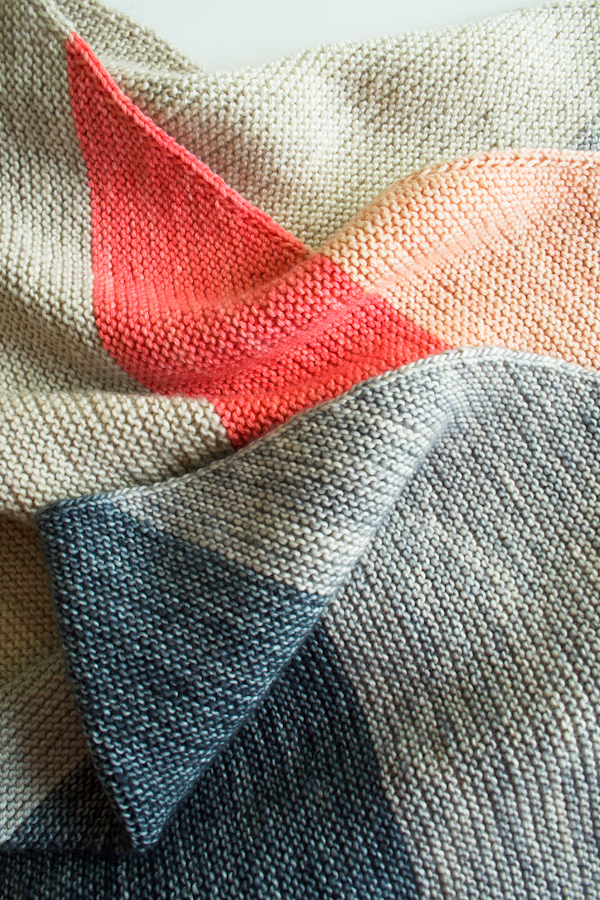 Colorblock Bias Blanket | Purl Soho