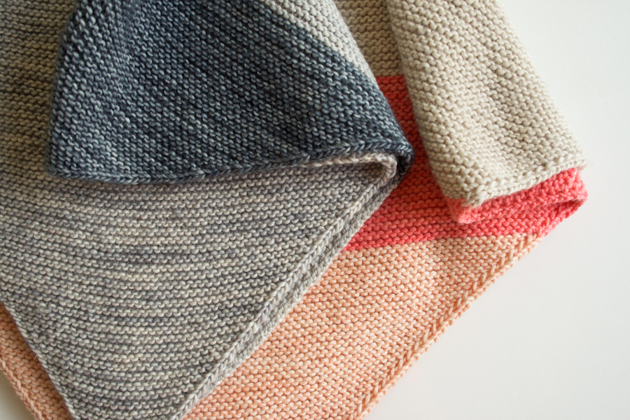 Colorblock Bias Blanket | Purl Soho
