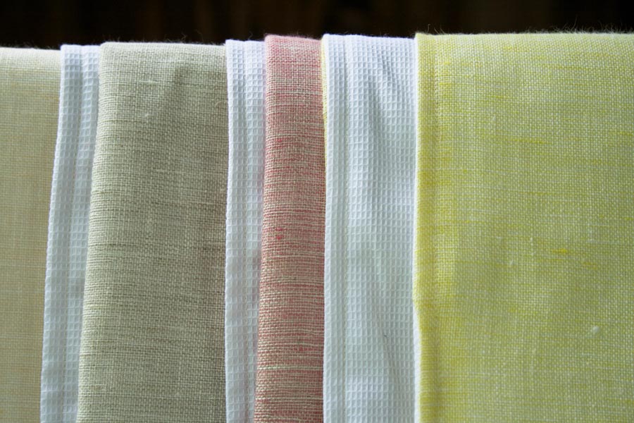 Waffle and Linen Hand Towels | Purl Soho