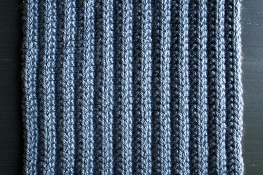 No-Purl Ribbed Scarf | Purl Soho