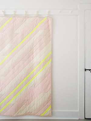 Diagonal Stripe Quilt | Purl Soho