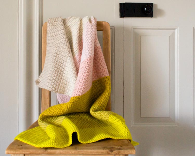 Crocheted Super Easy Baby Blanket | Purl Soho