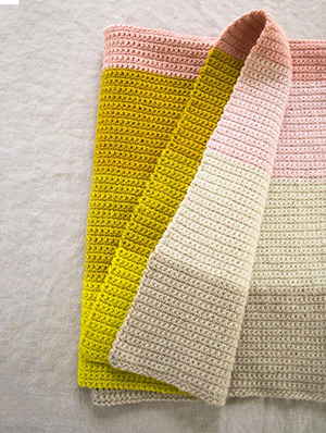 Crocheted Super Easy Baby Blanket | Purl Soho