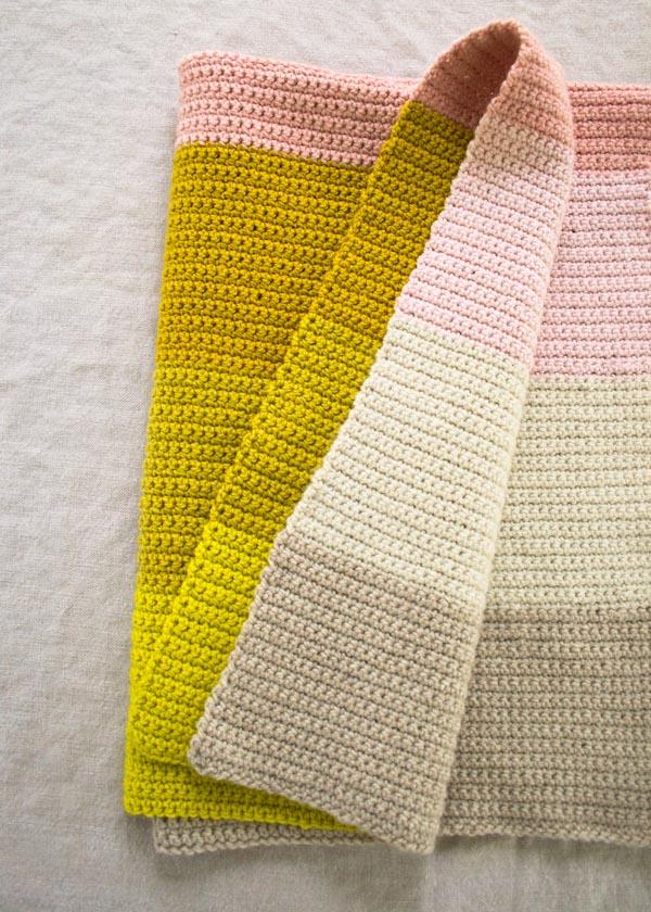 Crocheted Super Easy Baby Blanket | Purl Soho
