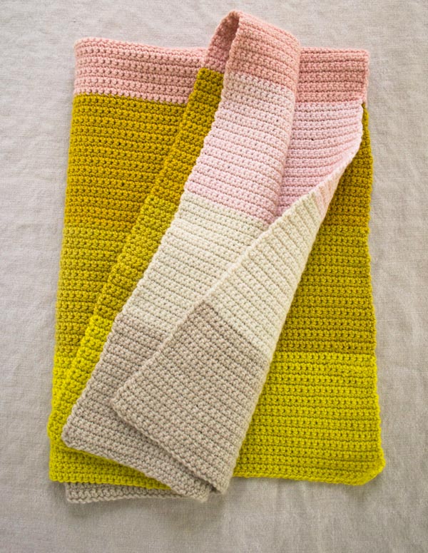 Crocheted Super Easy Baby Blanket | Purl Soho