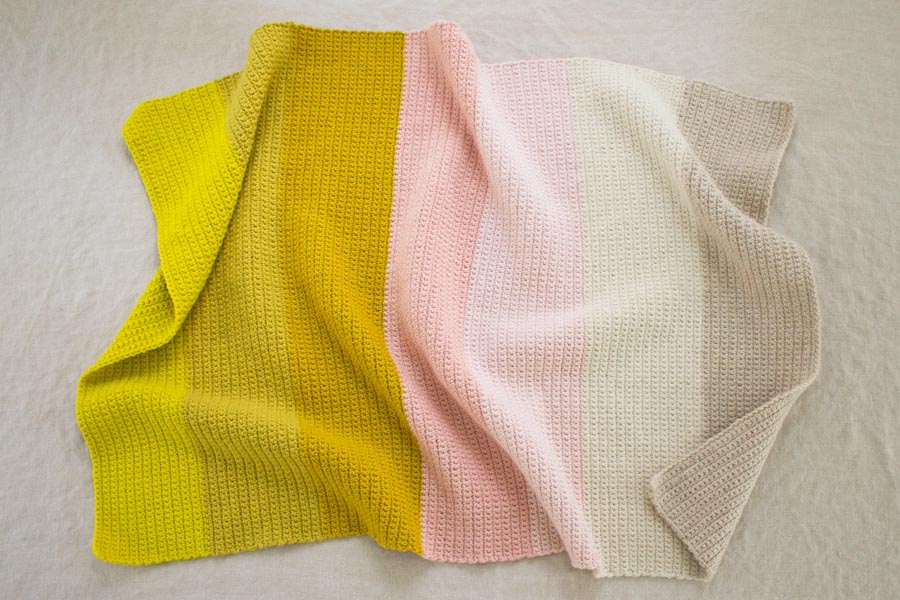 Crocheted Super Easy Baby Blanket | Purl Soho