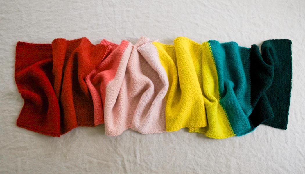 Linen Stitch Colorblock Wrap | Purl Soho