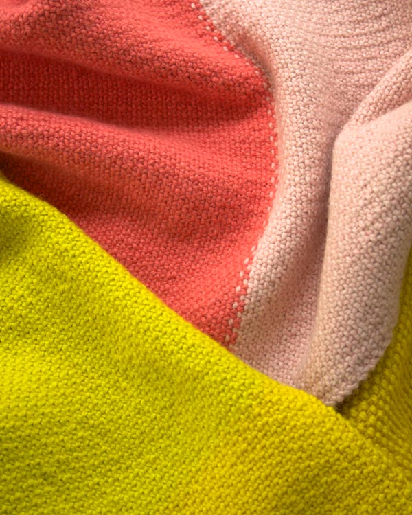 Linen Stitch Colorblock Wrap | Purl Soho