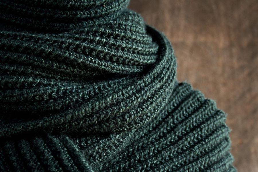 Mistake Rib Scarf in Mulberry Merino | Purl Soho