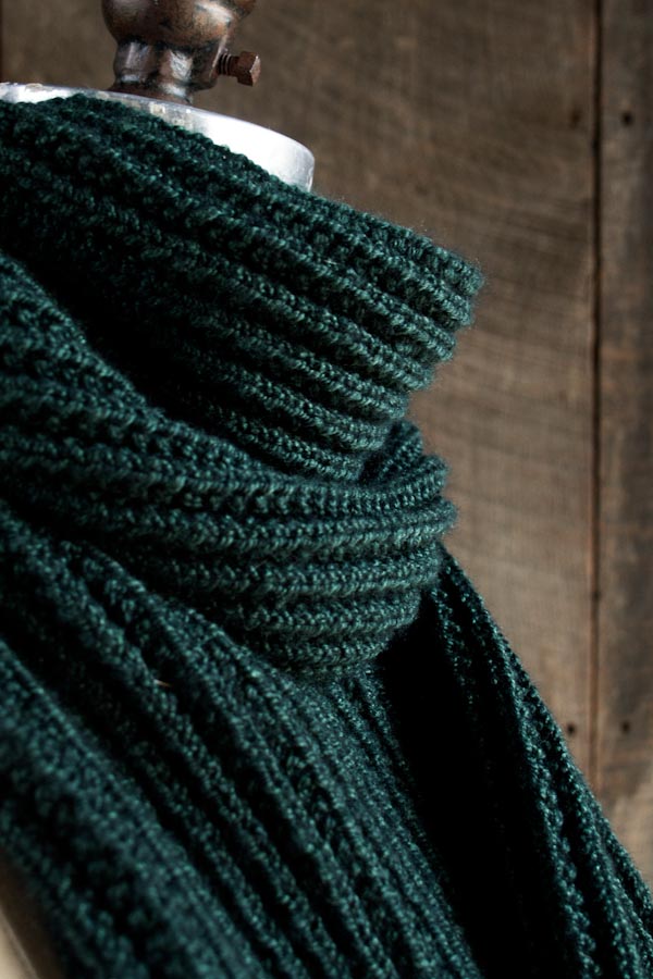 Mistake Rib Scarf in Mulberry Merino | Purl Soho