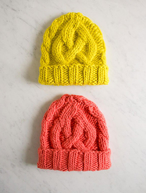 Traveling Cable Hat in Super Soft Merino, for Kids! | Purl Soho