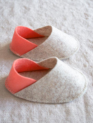 Felt Baby Slippers | Purl Soho