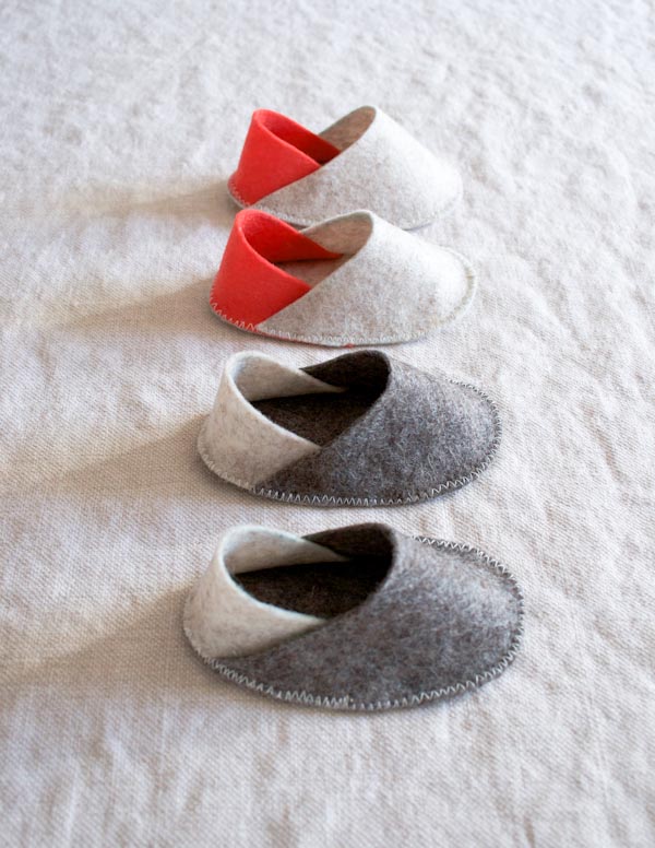Felt Baby Slippers | Purl Soho