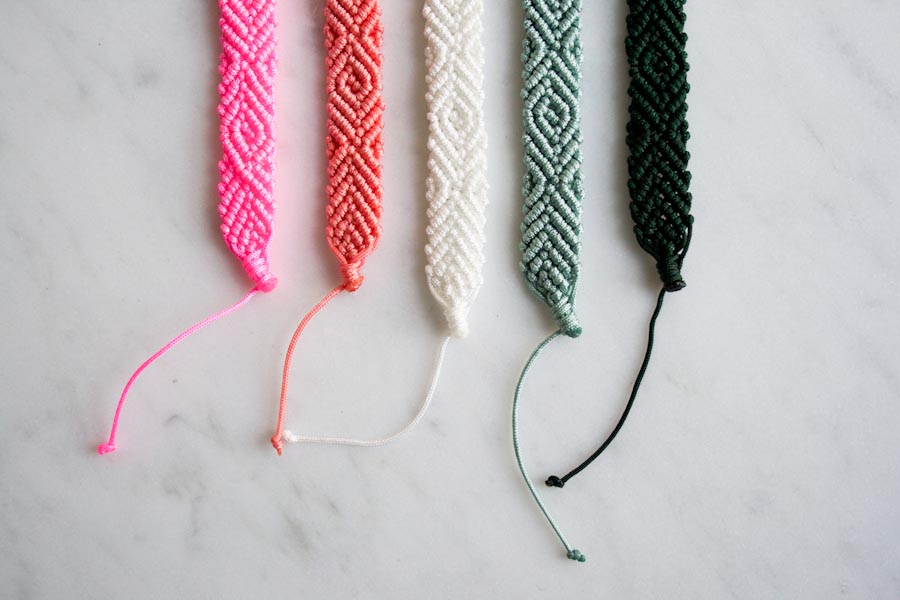 Monochrome Friendship Bracelets | Purl Soho