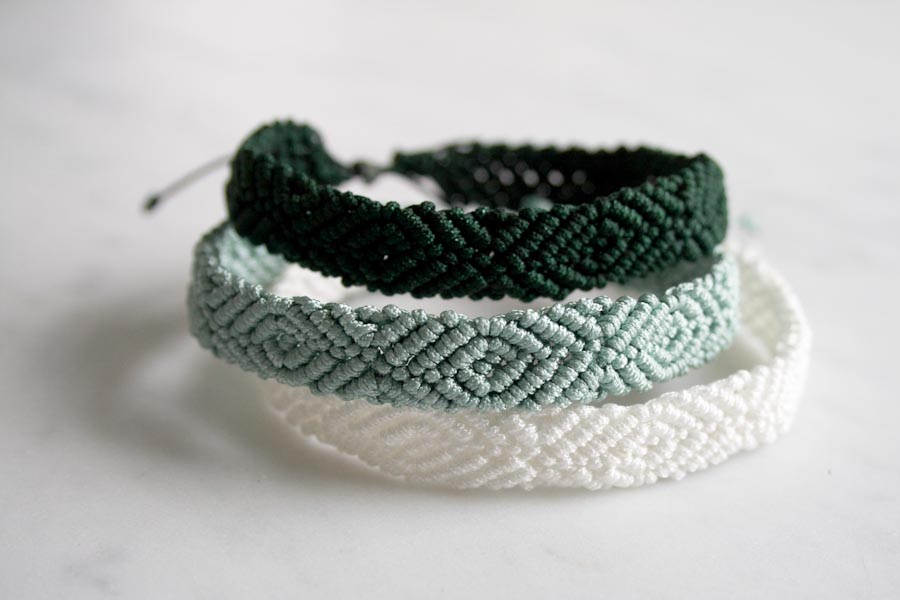 Monochrome Friendship Bracelets | Purl Soho