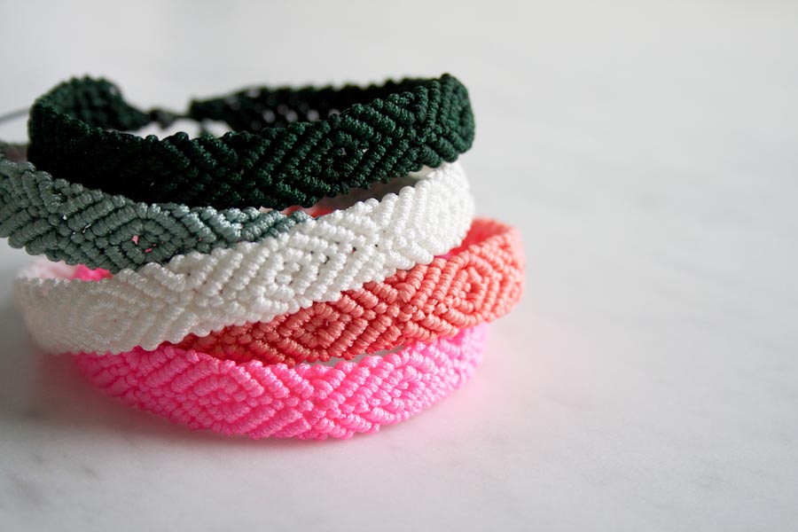 Monochrome Friendship Bracelets | Purl Soho