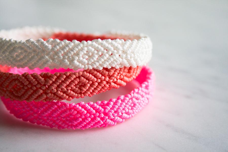 Monochrome Friendship Bracelets | Purl Soho