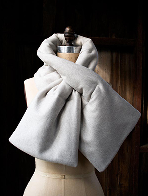 Quilted Keyhole Scarf | Purl Soho