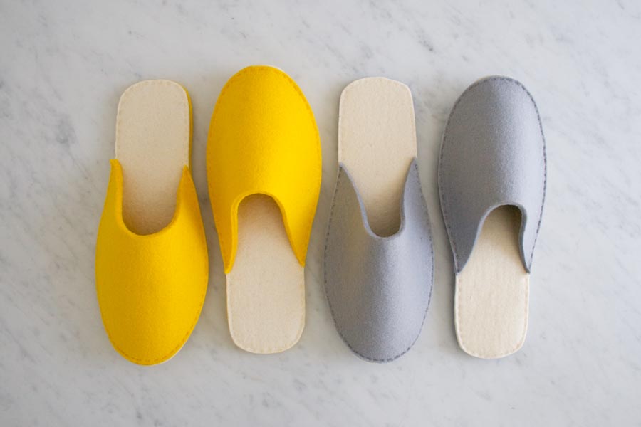 Stacked Felt Slippers | Purl Soho