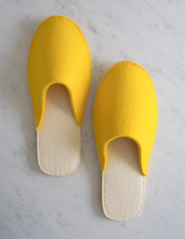 Stacked Felt Slippers | Purl Soho
