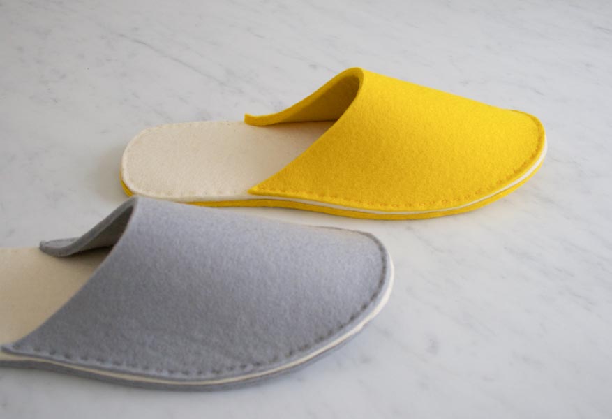 Stacked Felt Slippers | Purl Soho