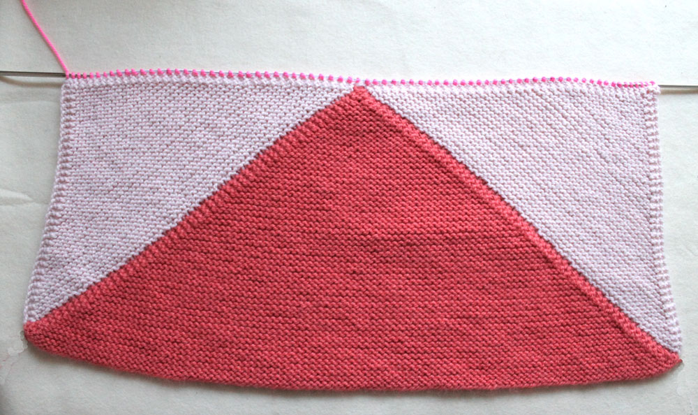 Flying Geese Knit Baby Blanket | Purl Soho