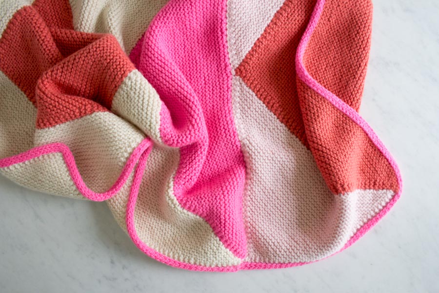 Flying Geese Knit Baby Blanket | Purl Soho