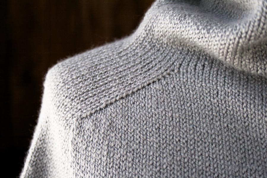 Top-Down Turtleneck Cardigan | Purl Soho