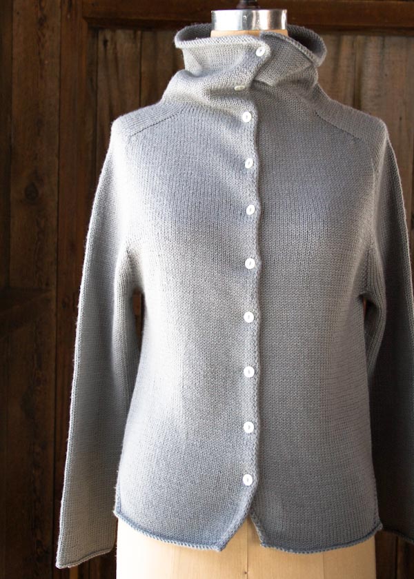 Top-Down Turtleneck Cardigan | Purl Soho