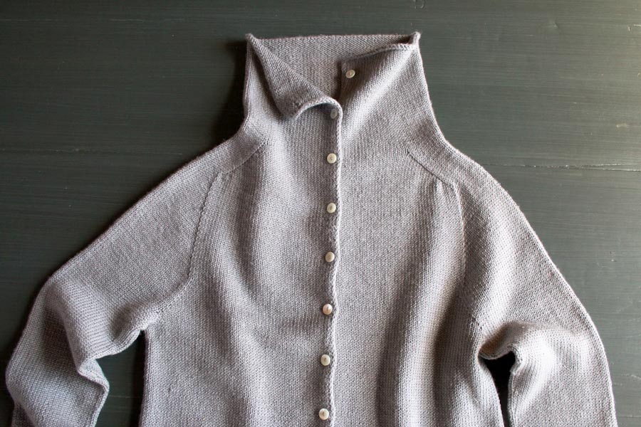 Top-Down Turtleneck Cardigan | Purl Soho